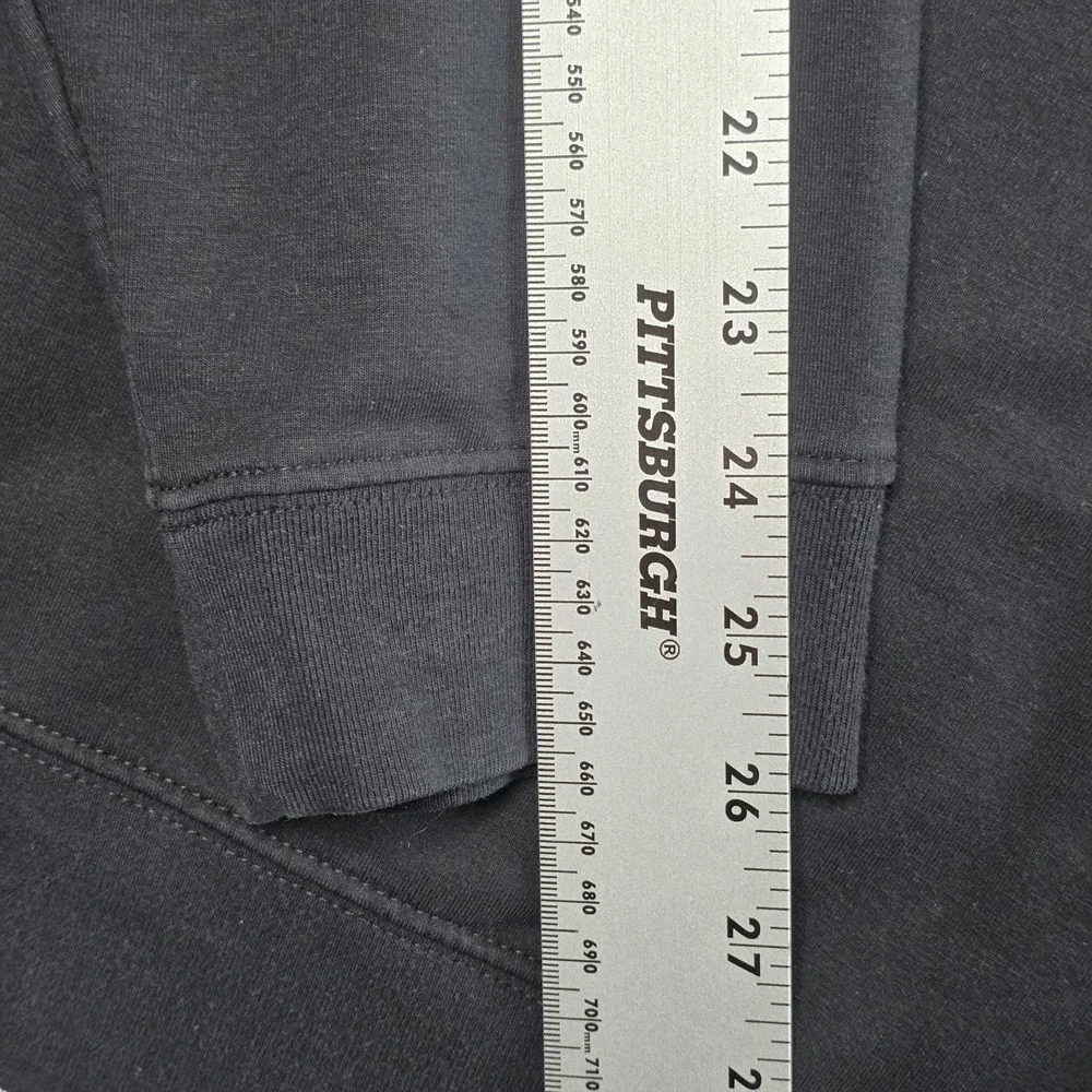 CUTS Sweatshirt Split Hem Fleece Crew Hyperloop Pullover Signature Black Men XXL